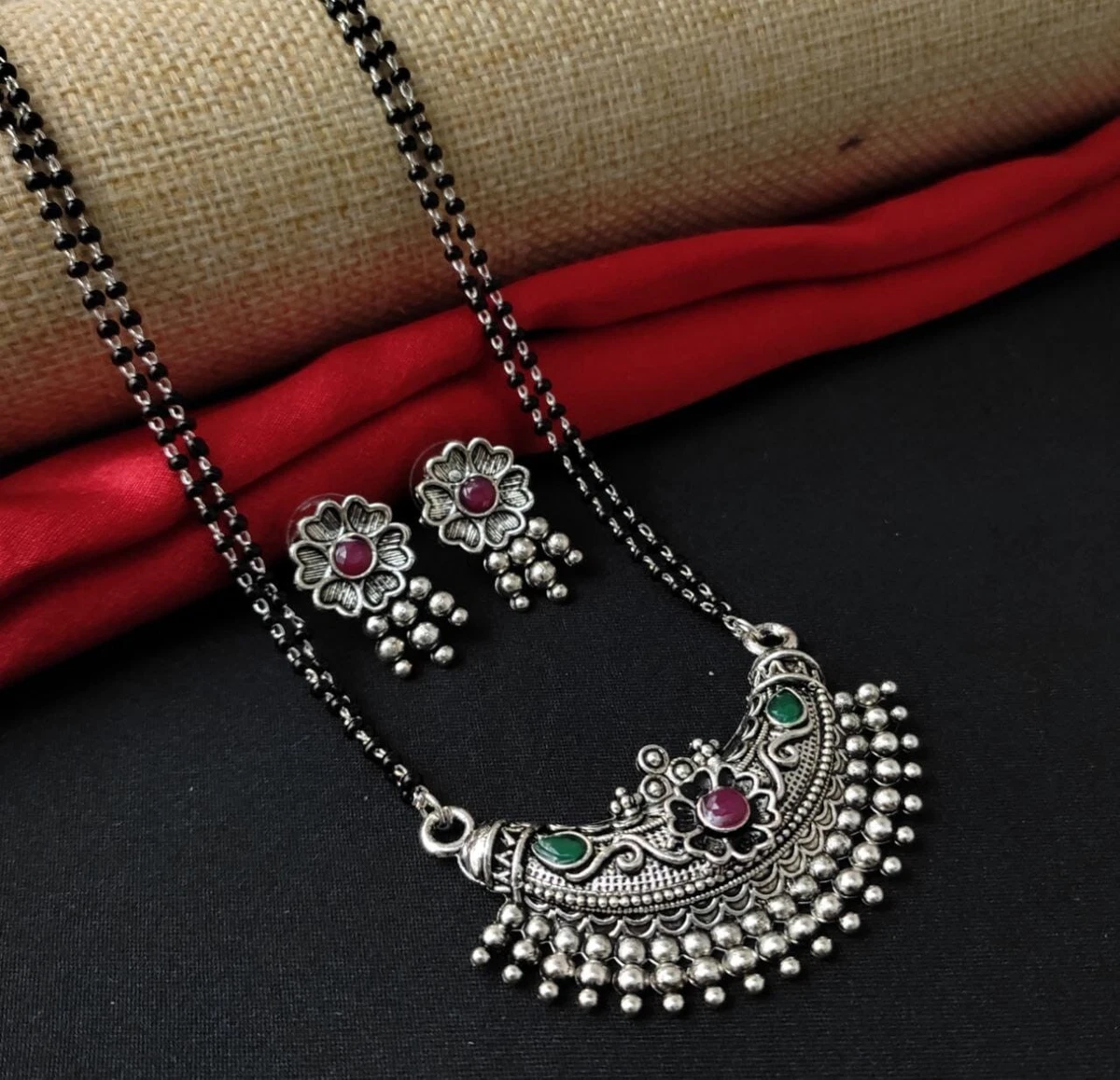 Silver plated deals mangalsutra