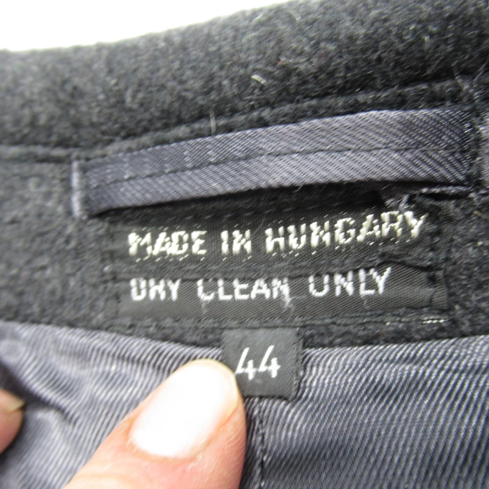 Abrigo de lana de cachemir Duke of Savoy para hombre 44 gris chaqueta de trinchera de doble botonadura Foto 4 de 4