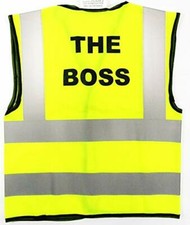 Image of Boys Hi Vis Vest Waistcoat Logo Printed Safety Pink Yellow Reflect Girls Kids