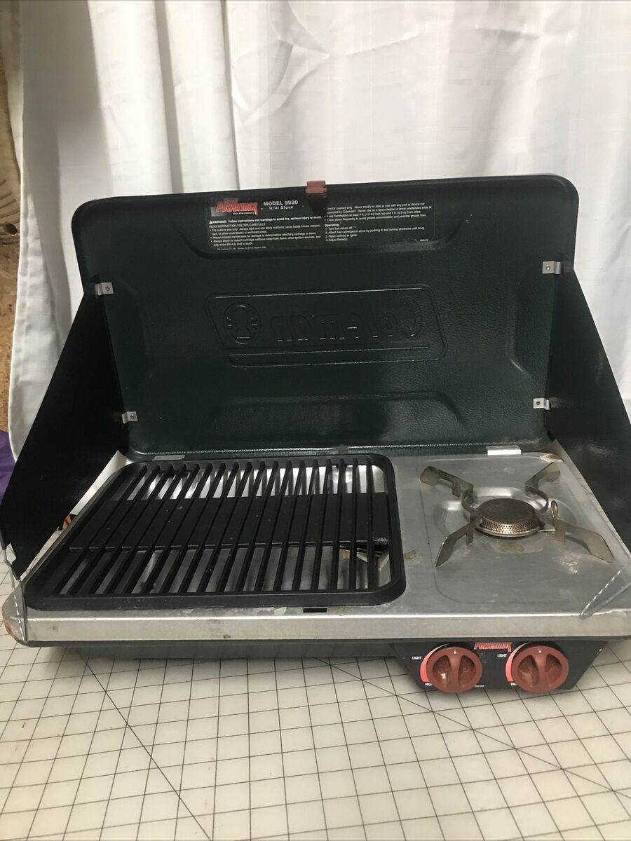 Coleman powermax Camp Grill/Stove model 9920-750 | eBay Coleman powermax Camp Grill/Stove model 9920-750 | eBay