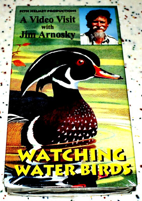 Watching Water Birds Video Visit Interview With Author Jim Arnosky NEW VHS