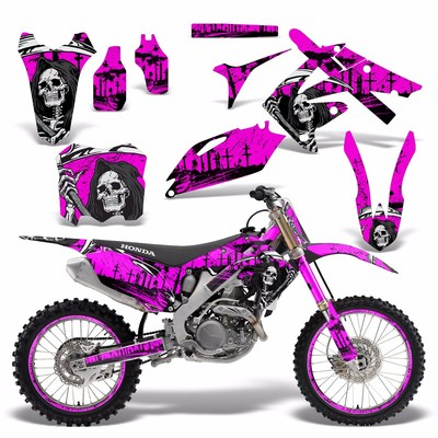#ad #ad Decals Graphic Kit Honda Dirt Bike Stickers CRF250 10 13 CRF450 2009 2012 REAP P $125.98