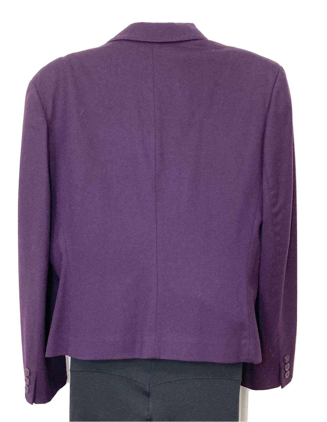 PENDLETON PURPLE WOOL BLAZER JACKET, WOMEN'S 14 - image 2