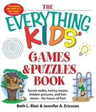 The Everything Kids' Games & Puzzles Book: Secret Codes, Twisty Maze - VERY GOOD
