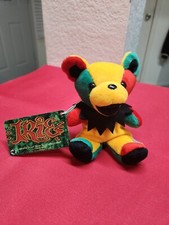 1998 Liquid Blue Grateful Dead Bean Bear Irie Birthdy 3/26/1988 RARE Collectable