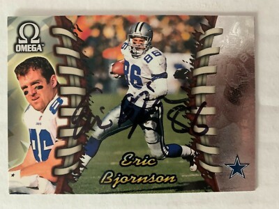 Eric Bjornson signed DALLAS COWBOYS card Omega | eBay