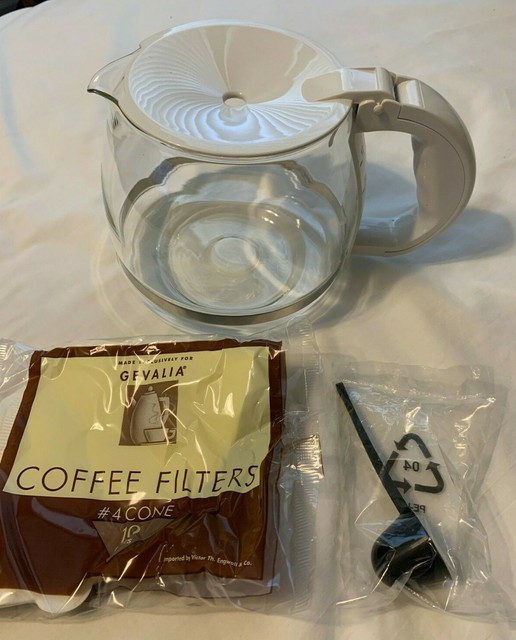 Gevalia 12 Cup Replacement Carafe Coffee Maker XCC12 Glass Pot Filters