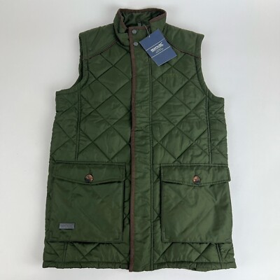 Regatta Bayleaf Green Lander Insulated Bodywarmer Gilet Jacket Size Small Mens