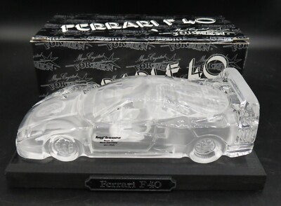 HOFBAUER Ferrari F40 Crystal Car Paperweight NEW in box!!