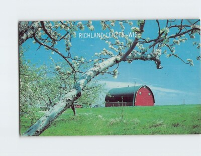 #ad #ad Postcard Pretty Rural Scene Richland Center Wisconsin USA $3.46
