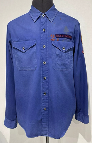 Ralph Lauren Polo Rod and Gun Club Patchwork Deportista Azteca Camisa Occidental Talla L - Imagen 3 de 20