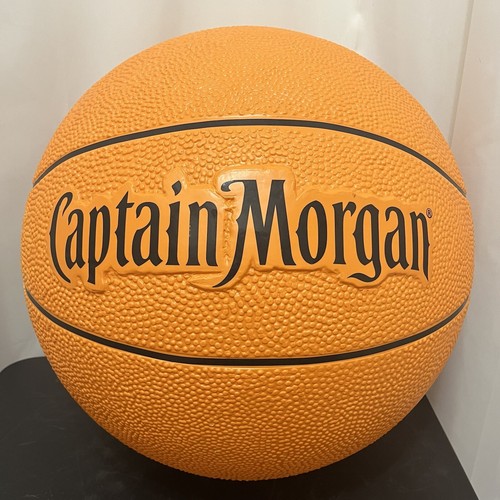 Captain Morgan Rum Giant Hard Plastic Basketball Promotional Store Display
