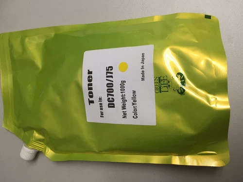 Japan Replacement Toner For Xerox Color 700 770 C75  Refill+Chip 1KG/bag YELLOW