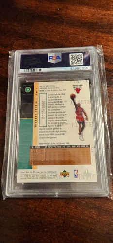 1998 SPX Finite Michael Jordan SAMPLE #S1 Graded NM PSA 7 - Picture 21 of 57