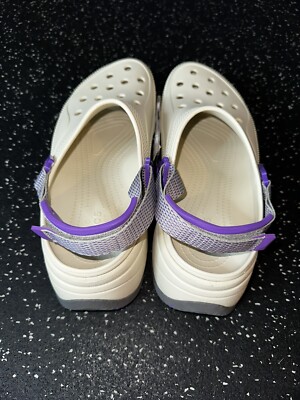 クロックスユニセックス ハイカー クロスケープ クロッグ（ボーン/ネオンパープル Amazon | Crocs (クロックス) クラシック ハイカー Xscape