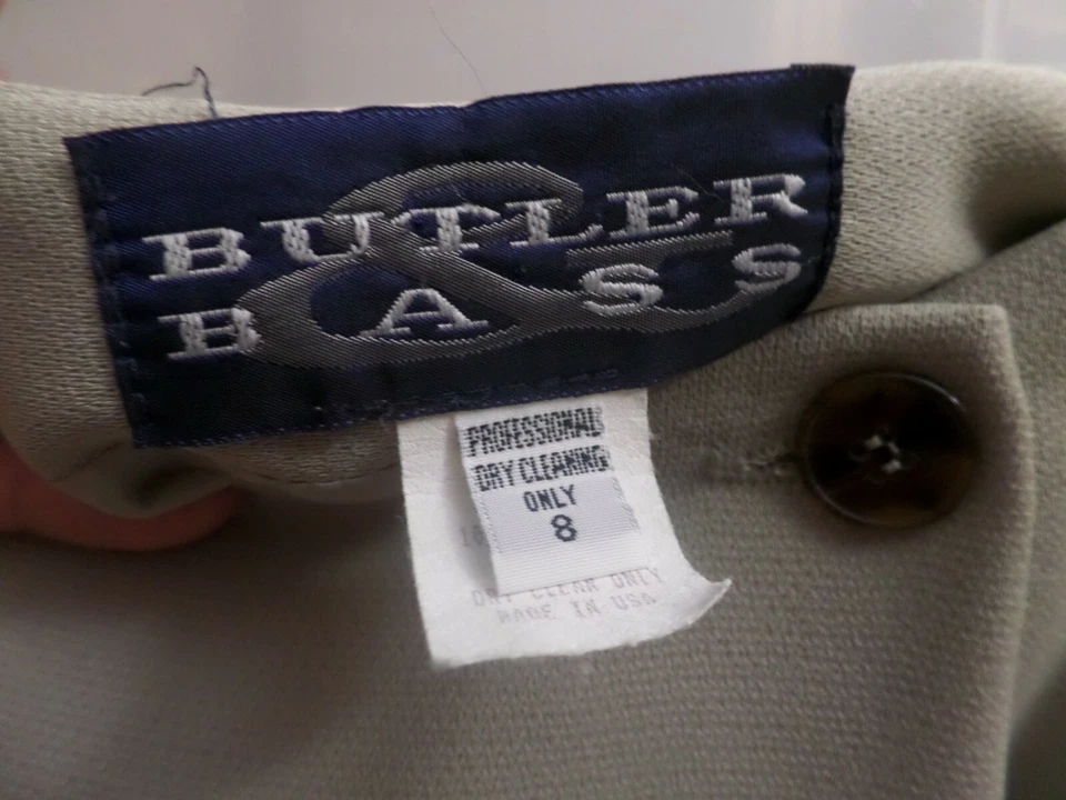 Falda Butler Bass Mujer Talla 8 Forrada Beige. Foto 3 de 4