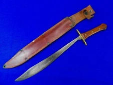 US WW2 Custom Made OSS Machete Blade Theater Huge Fighting Knife Short Sword