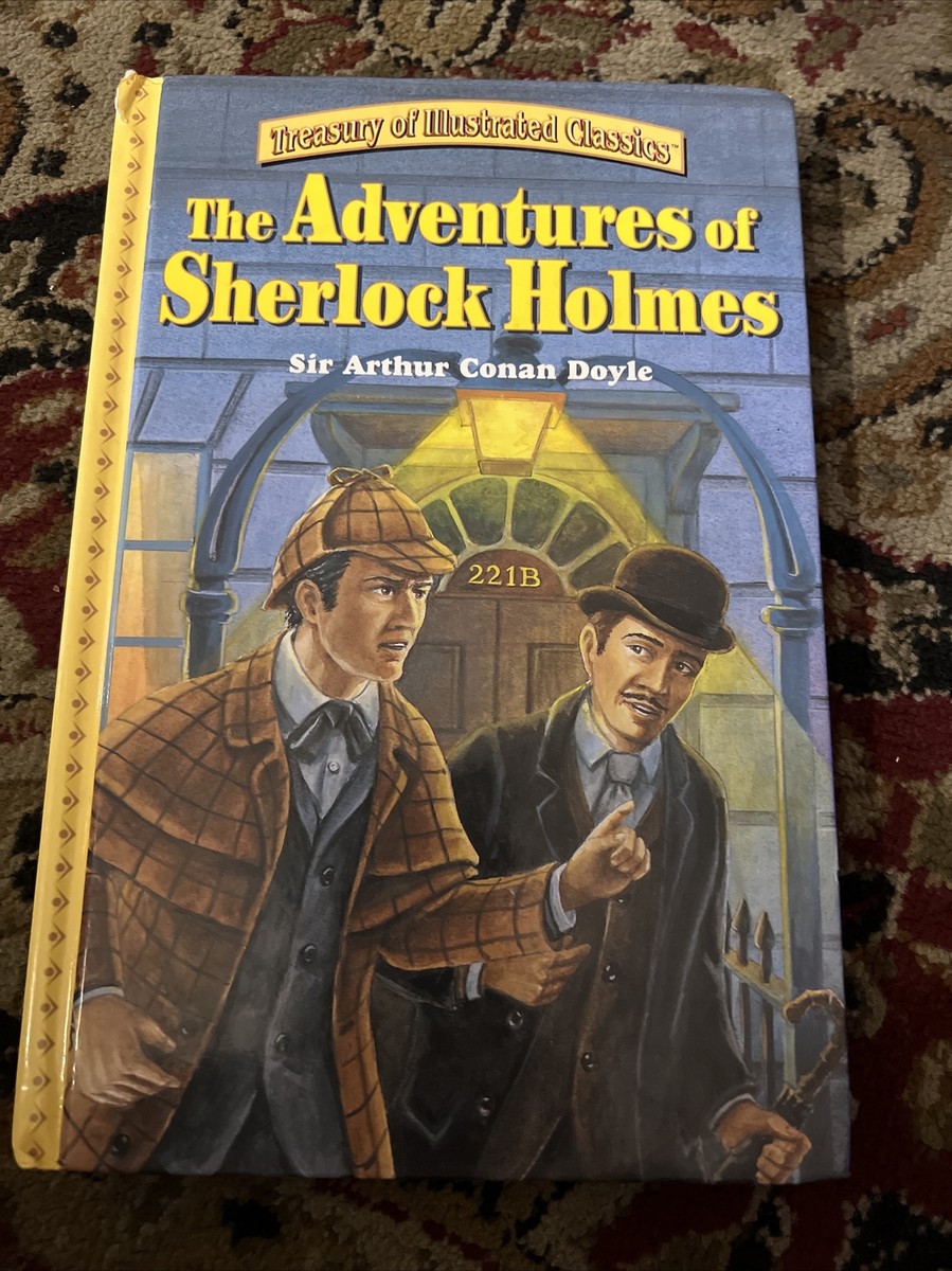 SHERLOCK CHRONICLES 洋書　レア The Adventures Of Sherlock Holmes - Hardcover By Doyle, Arthur