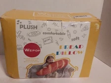 WePop Global Tronics 3D Plush Bread Pillow Model BP-168 soft cushion