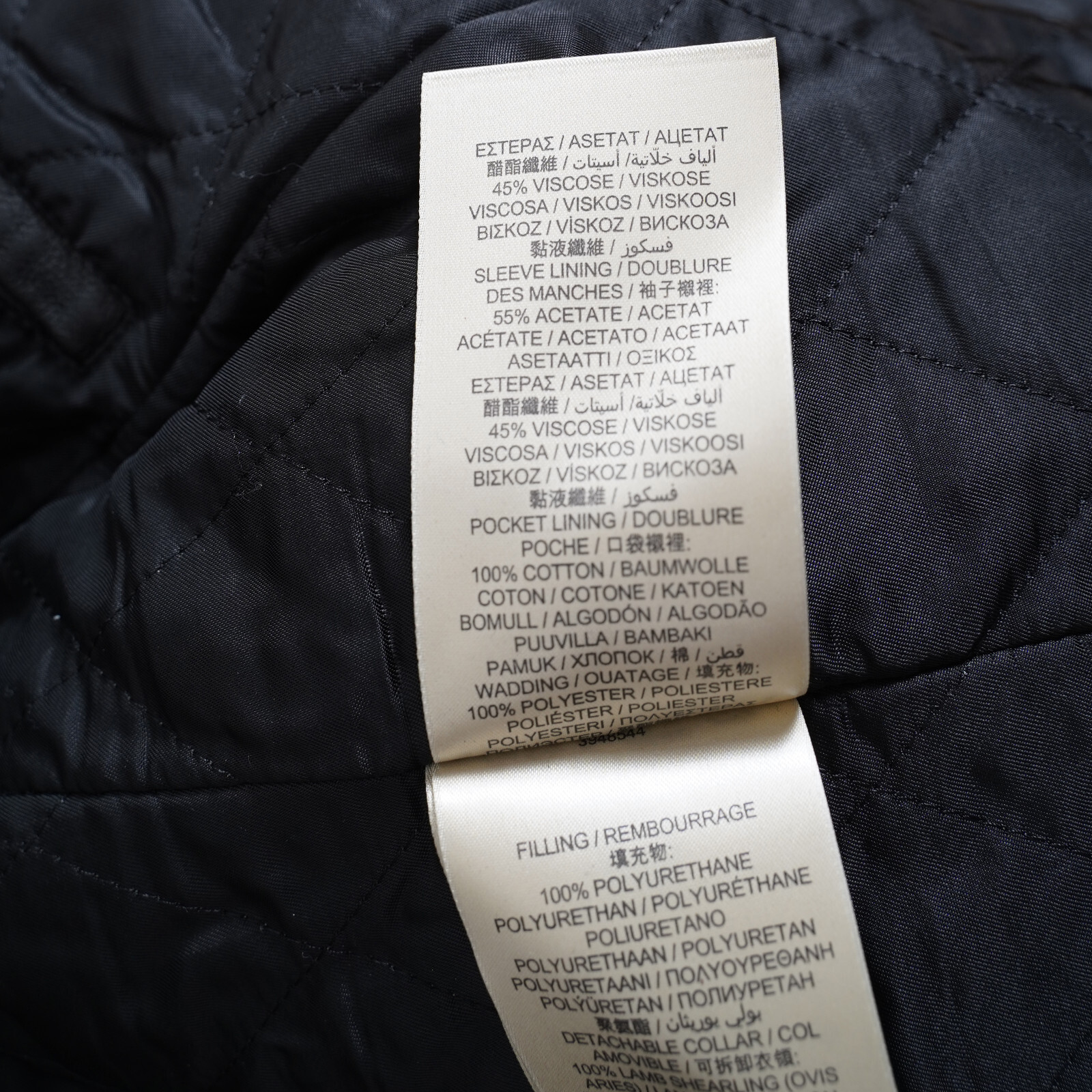 BURBERRY Leather Jacket LARGE Mens Black Brit Biker Runway Prorsum L Grail thumbnail 20