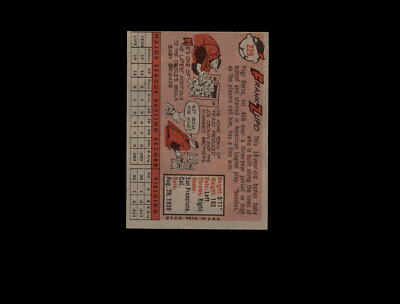 1958 Topps 229 Frank Zupo RC EX-MT #D1,251235 | eBay