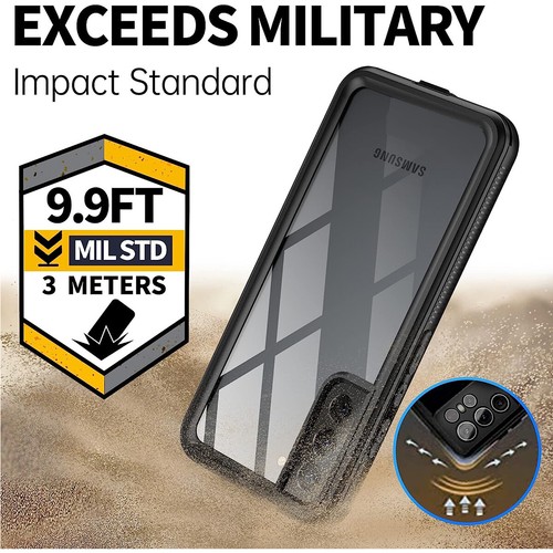 Funda impermeable a prueba de golpes bajo el agua FullCover para Samsung Galaxy S22 Ultra S22 - Imagen 13 de 23
