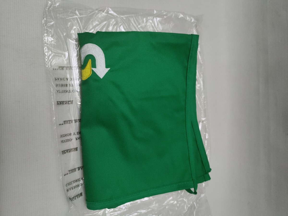 Subway Sandwiches Employee Short Apron - One Size Fits Green