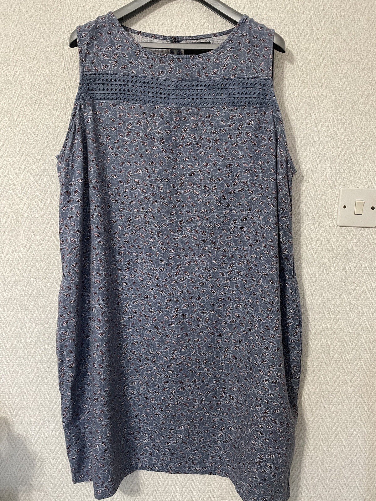 Next Linen Dress Uk Size 22 eBay