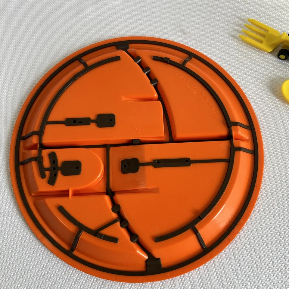 Comida constructiva - Juego de platos y utensilios temáticos de construcción Foto 4 de 4