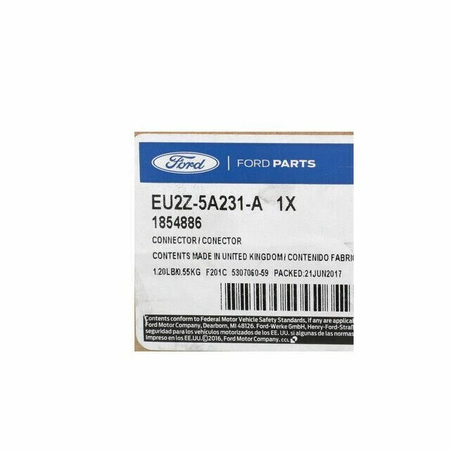 Abrazadera silenciadora delantera OEM NUEVA GENUINA 2010-2021 Ford Transit Connect EU2Z-5A231-A Foto 3 de 4