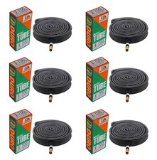 6 DURO Bicycle Inner Tubes 700 x 25c/32c 48mm Thorn Resistant Schrader Valve