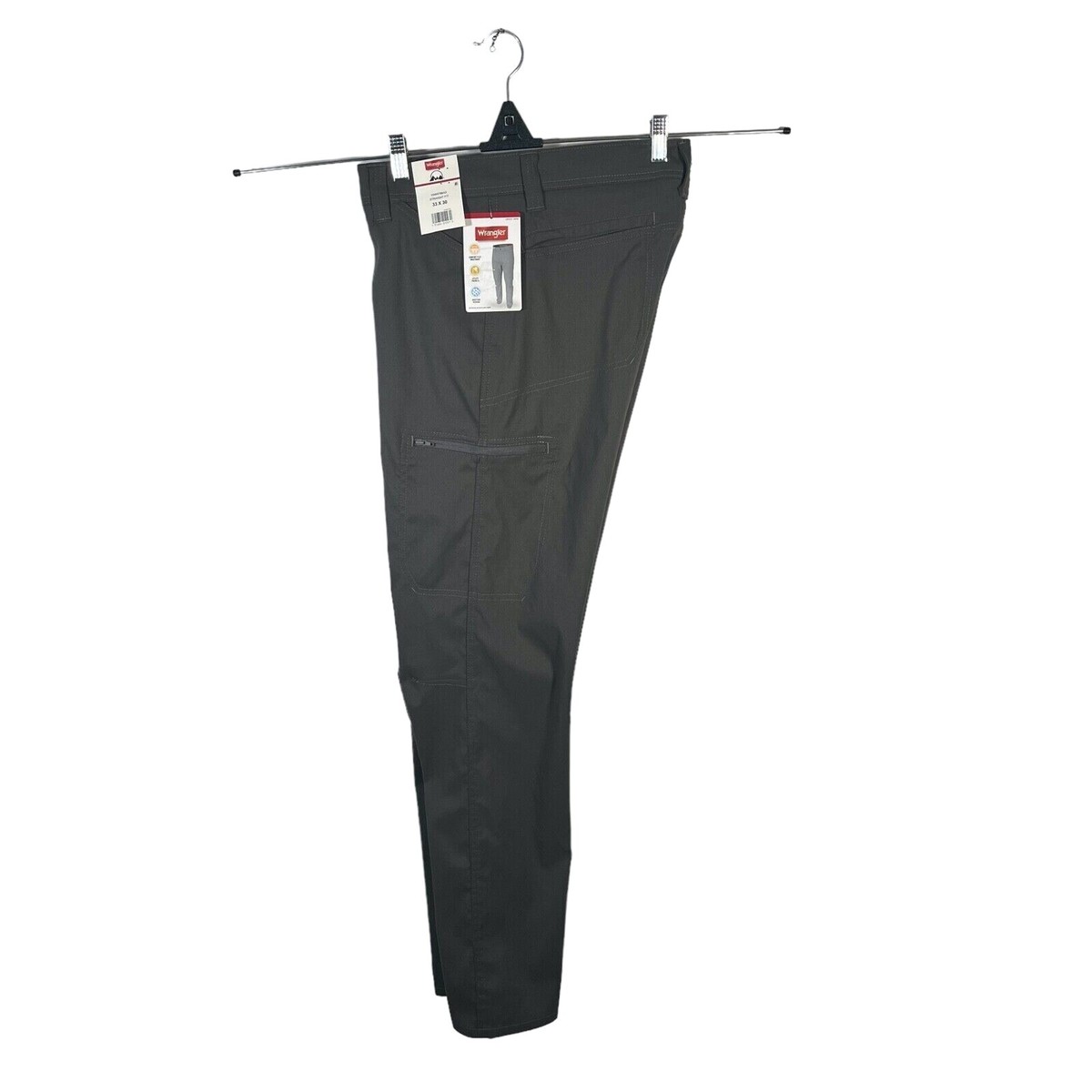 Wrangler Men's Outdoor All Terrain Cargo Pant UPF 50+ Protection Size 32-40  Gray