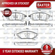 Se adapta al juego de pastillas de freno delanteras Chevrolet Spark 2010- 1.0 1.2 Baxter 96682858