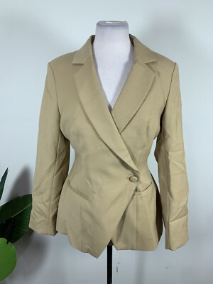 Anine Bing WOMENS One Button Long Sleeve Blazer, Size M
