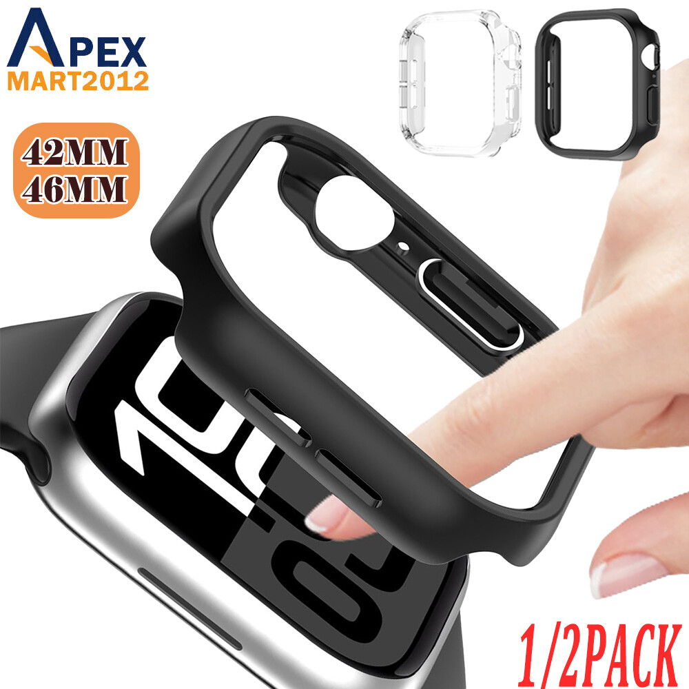 For Apple Watch Series 10 11 42MM/46MM Hard PC Case Protective Bumper  Protector