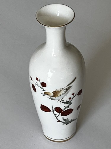 Tang Shan Red Rose Fine Bone China Bud Vase - Picture 6 of 6