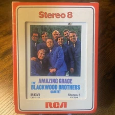 1971 Amazing Grace - The Blackwood Brothers Quartet (8track New Sealed) C8S-1154