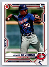 2021 1st Bowman #BP-140 Yunior Severino Minnesota Twins Baseball Card