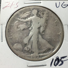 1921-S VG Walking Liberty Half Dollar Combined Shipping
