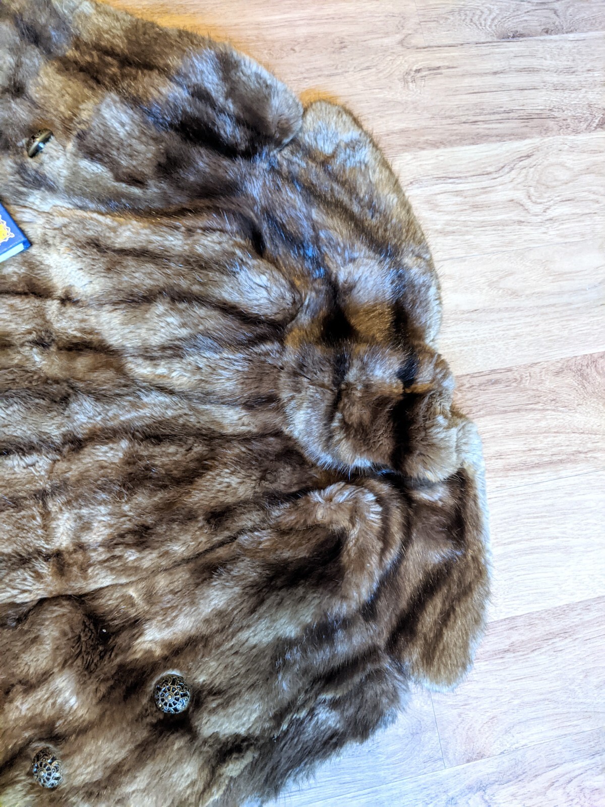 Brown Mink Fur Lap Throw Real Genuine Fur Blanket upcycled vintage mink coat eBay