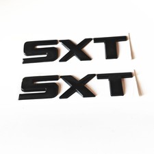 2x Black Sxt Auto Emblem Metal Body Side Badge Replacement With Adhesive 2x Black Sxt Auto Emblem Metal Body Side Badge Replacement With Adhesive