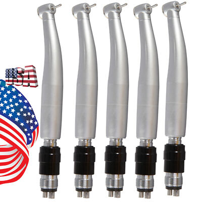 5 Dental High Speed Turbine Handpiece fit NSK Quick Coupler 4Hole M4 Yabang