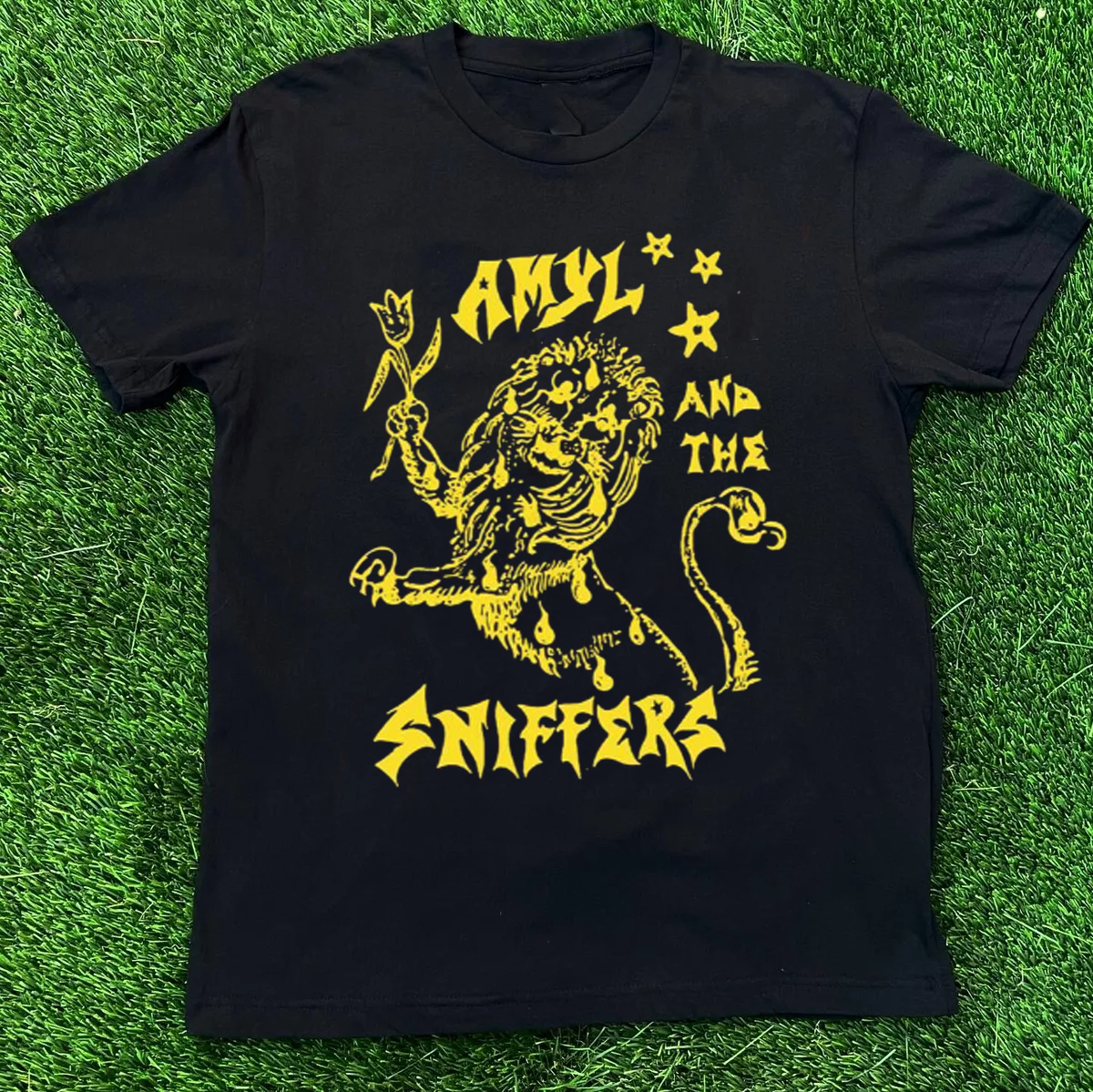 Yellow Lion Amyl And The Sniffers Black All Size gift Shirt | eBay