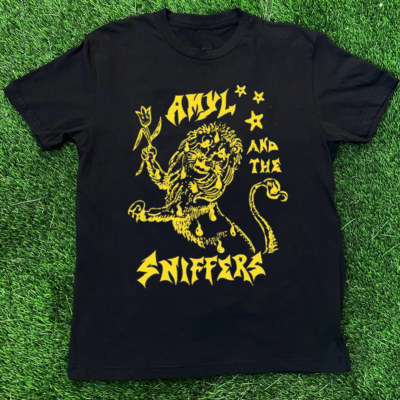 AMYL AND THE SNIFFERS Tシャツ Lサイズ ブラック Yellow Lion Amyl And The Sniffers Black All Size gift Shirt | eBay