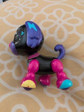 Zoomer Zuppies Puppy Interactive Toy Robot Dog Black/Pink Sound Works