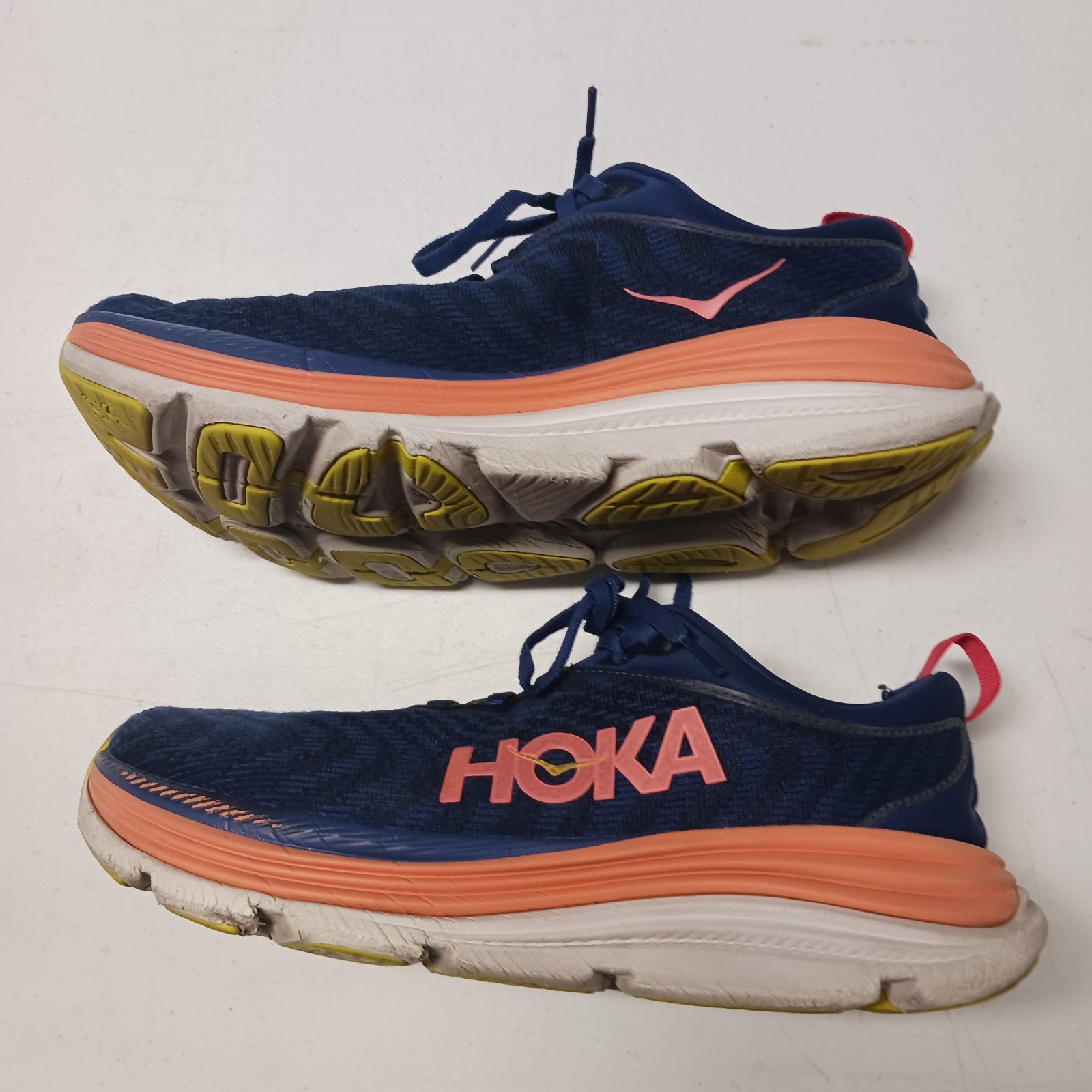 Hoka Gaviota 5 Shoes Wmns 9.5D Evening Sky Coral Daily Road Running Training thumbnail 5