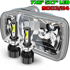 5X7" 7x6 LED Headlight Hi/Lo Beam For Chevy Corvette 1984-1996 El Camino malibu
