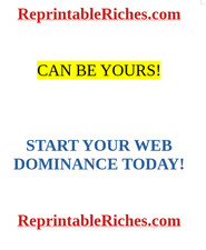 ReprintableRiches.com Domain Name   Premium.com Domain. One Owner 25 Yrs