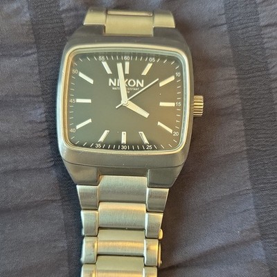 NIXON THE MANUAL II 腕時計 メンズ　ニクソン　スクエア Nixon The Manual Men's Stainless Steel Quartz Watch 100M Black