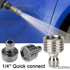High Pressure Water Interface Shower Head Washing Nozzle 1/4 Quick Connect